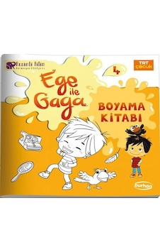 TRT Çocuk Ege ile Gaga Boyama Kitabı 4- Burhan Yayıncılık TRT Çocuk Ege ile Gaga Boyama Kitabı 4- Burhan Yayıncılık