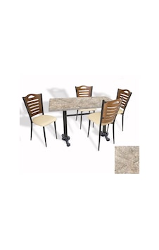 Çipa Döküm Ayak - Papelli Sandalye Mutfak Masa Takımı Werzalit, Wermodin Ve Allzalit Tabla - Scala Marble - Krem - 80x140 Çok Renkli Çipa Döküm Ayak - Papelli Sandalye Mutfak Masa Takımı Werzalit, Wermodin Ve Allzalit Tabla - Scala Marble - Krem - 80x140 Çok Renkli