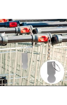Pratik Alışveriş Arabası Anahtarlığı Çok Renkli Pratik Alışveriş Arabası Anahtarlığı Çok Renkli