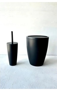 Şık Plastik Banyo Seti - 2 Parça Açık Ahşap Şık Plastik Banyo Seti - 2 Parça Açık Ahşap