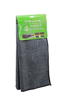 4pcs 30x30cm Çift Taraflı Mikrofiber - Tel Bez Zor Kir Bezi Hem Sil - Hem Ovala Belirtilmemiş 4pcs 30x30cm Çift Taraflı Mikrofiber - Tel Bez Zor Kir Bezi Hem Sil - Hem Ovala Belirtilmemiş