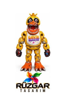 Fnaf Five Nights At Freddy's Withered Chica Fnaf Eklemli Oyuncak Fnaf Five Nights At Freddy's Withered Chica Fnaf Eklemli Oyuncak