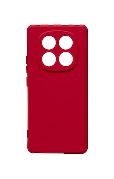 Zore Redmi Note 14 Pro 4g Kılıf Omsy Biye Silikon - Kırmızı Zore Redmi Note 14 Pro 4g Kılıf Omsy Biye Silikon - Kırmızı