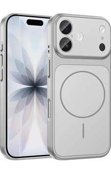 Apple Uyumlu iPad iPhone 17 Kılıf Zore M-safe Şarj Özellikli Kamera Korumalı Formen Kapak Gümüş Apple Uyumlu iPad iPhone 17 Kılıf Zore M-safe Şarj Özellikli Kamera Korumalı Formen Kapak Gümüş