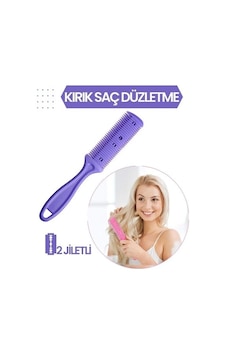 Mey İthalat 2 Jiletli Kırık Saç Düzeltme İnceltme Tarağı 716867 Mey İthalat 2 Jiletli Kırık Saç Düzeltme İnceltme Tarağı 716867