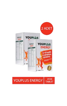 Youplus Energy Vitamin Mineral Kompleksi 30 Tablet 2 Adet