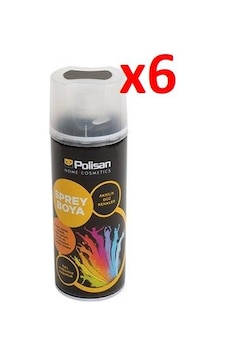 Polisan Akrilik Sprey Boya 6 400 ML Mat Siyah Polisan Akrilik Sprey Boya 6 400 ML Mat Siyah
