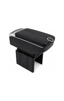 Mega Oto Market Usb Aktarmalı Universal Kolçak Kol Dayama Çift Açılır Siyah Renk