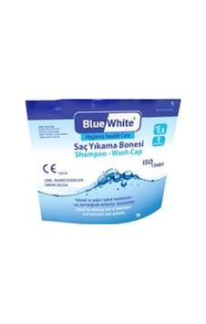 Blue White Saç Yıkama Bonesi 3 Adet Blue White Saç Yıkama Bonesi 3 Adet