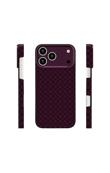 İphone 17 Pro Max Uyumlu Kılıf M-safe Şarj Özellikli Zore Paris Velix Sert Pc Kapak Derin Mor