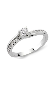 Tektaş Pırlanta Yüzük 0.40 Ct G-Vs Sı 3.20 Gram 18 Ayar Altın Tektaş Pırlanta Yüzük 0.40 Ct G-Vs Sı 3.20 Gram 18 Ayar Altın