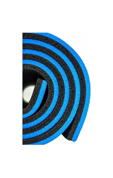 Yıldız 16 Mm En Kalın Egzersiz Pilates Minderi Kamp Yoga Mat Çift Taraflı 180x60 Mavi-siyah Mavi-siyah