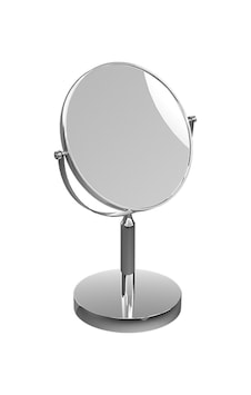 Ayna, Tezgah Üstü, Çift Yönlü, Büyüteçli, 1/3x - Krom Krom Ayna, Tezgah Üstü, Çift Yönlü, Büyüteçli, 1/3x - Krom Krom