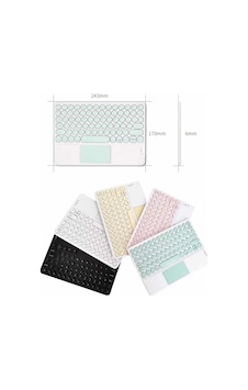 Tek Touchpad Tüm Cihazlara Uyumlu Bluetooth Klavye Touchpad Slim Kablosuz Wifi Q Klavye Najmaddin Tek Touchpad Tüm Cihazlara Uyumlu Bluetooth Klavye Touchpad Slim Kablosuz Wifi Q Klavye Najmaddin