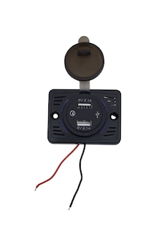 Dual Usb 5v 2.1a Panel Tipi Araç Otobüs İçin Slim Şarj Soketi Dual Usb 5v 2.1a Panel Tipi Araç Otobüs İçin Slim Şarj Soketi