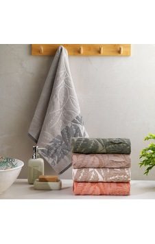 Schafer Home Adore Jakarlı Havlu 70x140 Cm 1 Parça-gri Schafer Home Adore Jakarlı Havlu 70x140 Cm 1 Parça-gri