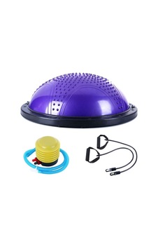 Dikenli Masaj Nokta Bosu Ball, Denge Yarım Pilates & Yoga Topu Mor Dikenli Masaj Nokta Bosu Ball, Denge Yarım Pilates & Yoga Topu Mor