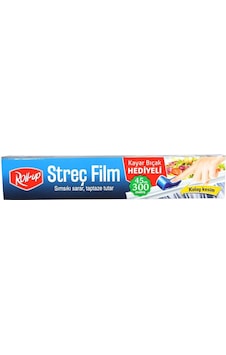 Roll Up 45X300 M. Streç 9 Mıcron Kayar Bıçaklı Roll Up 45X300 M. Streç 9 Mıcron Kayar Bıçaklı