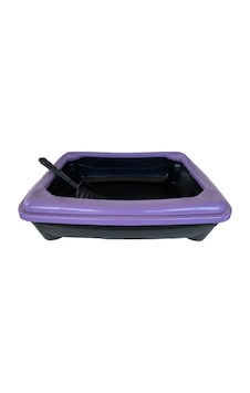 Pet Garden Eco Açık Tuvalet Kabı Kürekli 45x35x12 N708 Pet Garden Eco Açık Tuvalet Kabı Kürekli 45x35x12 N708