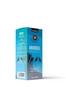 Pharmax Androsel Kuş Üreme Ve Kuluçka Desteği 30 Ml E Vitamini Ve Selenyum, Yumurta Verimi Artırıcı