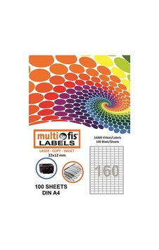 Multiofis 22X12 MM Laser Etiket 5280 Multiofis 22X12 MM Laser Etiket 5280