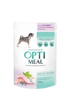 Optimeal Tavşan Etli ve Yaban Mersinli Küçük Irk Köpek Konservesi 100 G Optimeal Tavşan Etli ve Yaban Mersinli Küçük Irk Köpek Konservesi 100 G