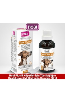 Hobi Plus B Köpekler İçin Tüy Sağlığını Destekleyici Multivitamin Damlası 50 Ml Biyotin Ve Çinko İçeren Tamamlayıcı Yem Hobi Plus B Köpekler İçin Tüy Sağlığını Destekleyici Multivitamin Damlası 50 Ml Biyotin Ve Çinko İçeren Tamamlayıcı Yem