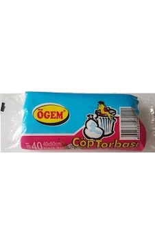 Ögem Mini Boy Çöp Poşeti 40'lı 50 Adet Şeffaf 40 x 50 CM Ögem Mini Boy Çöp Poşeti 40'lı 50 Adet Şeffaf 40 x 50 CM