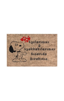 Kedi Köpek Komik Tasarımlı Dekoratif Kapı Önü Paspas, Dış Mekan/ev İçi/banyo/mutfak/yatak Odası/giriş Paspasları Snoopy, 45x70 Sku: Zeusb0b5hcggws 11ypycoco