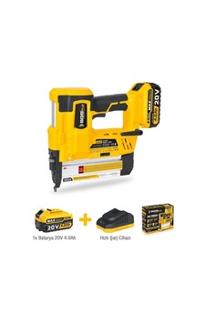 Sgs 5165 Akülü Zımba Ve Çivi Çakma Tabanca Makinası 20 Volt Sgs 5165 Akülü Zımba Ve Çivi Çakma Tabanca Makinası 20 Volt