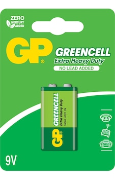 GP 1604G-B Greencell Blisterli 9V Pil GP 1604G-B Greencell Blisterli 9V Pil
