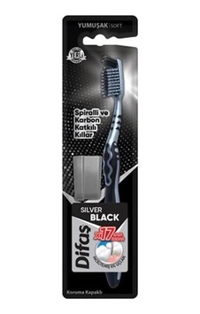 Difaş Diş Fırçası Silver Black Difaş Diş Fırçası Silver Black