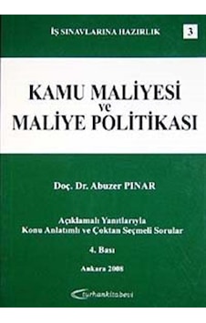 Kamu Maliyesi ve Maliye Politikası / Prof. Dr. Abuzer Pınar