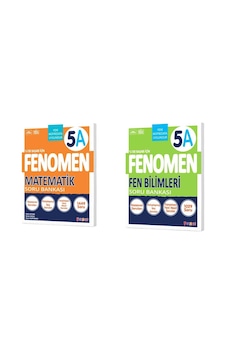 Fenomen 5. Sınıf Matematik A Ve Fen Bilimleri A Soru Bankası Fenomen 5. Sınıf Matematik A Ve Fen Bilimleri A Soru Bankası