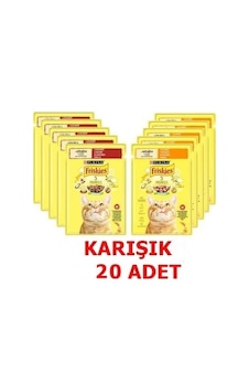 Purina Friskies Pouch Karışık Kedi Maması 20 x 85 G Purina Friskies Pouch Karışık Kedi Maması 20 x 85 G