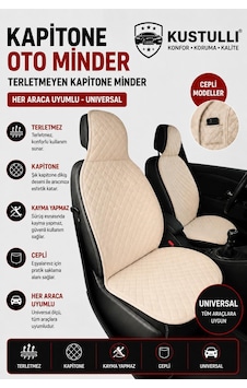 2'li Pilot Kapitone Terletmeyen Oto Koltuk Minder Cepli Model Krem 1 2'li Pilot Kapitone Terletmeyen Oto Koltuk Minder Cepli Model Krem 1