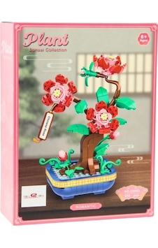 Bricks Plant Koleksiyonu Çin Gülü Chinese Rose Bonsai Yapı Seti 325 Parça