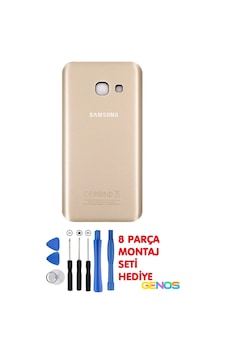 Samsung Galaxy Uyumlu A7 2017 A720 Arka Kapak Pil Batarya Kapağı Gold + Montaj Set Diğer Samsung Galaxy Uyumlu A7 2017 A720 Arka Kapak Pil Batarya Kapağı Gold + Montaj Set Diğer