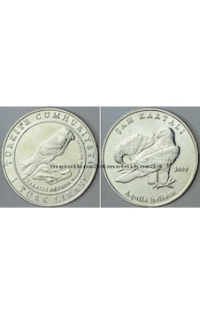 Şah Kartalı - Sakallı Akbaba Hatıra 1 Lira 2009 Çil Kondisyon. Şah Kartalı - Sakallı Akbaba Hatıra 1 Lira 2009 Çil Kondisyon.
