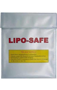 Lipo Pil Yanmaz Koruma Çantası - 10X20Cm Lipo Pil Yanmaz Koruma Çantası - 10X20Cm