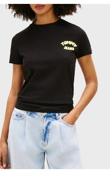 Tommy Jeans Logolu % 100 Pamuk Regular Fit Bisiklet Yaka T Shirt Bayan T Shirt Dw0dw22310 Bds Siyah Tommy Jeans Logolu % 100 Pamuk Regular Fit Bisiklet Yaka T Shirt Bayan T Shirt Dw0dw22310 Bds Siyah
