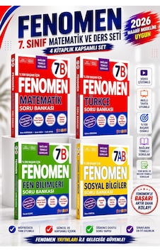 Fenomen 7.sınıf 7b Matematik 7b Fen 7b Türkçe 7ab Sosyal Soru Bankası Seti 2 Kitap Yeni 2026 Basım Fenomen 7.sınıf 7b Matematik 7b Fen 7b Türkçe 7ab Sosyal Soru Bankası Seti 2 Kitap Yeni 2026 Basım