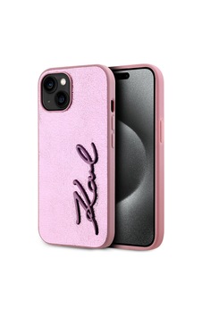 Apple Uyumlu iPhone 15 Kılıf Karl Lagerfeld Lisanslı 3d Kl Yazılı Tüylü Arka Yüzey Saffiano Rhinestones Pembe Apple Uyumlu iPhone 15 Kılıf Karl Lagerfeld Lisanslı 3d Kl Yazılı Tüylü Arka Yüzey Saffiano Rhinestones Pembe
