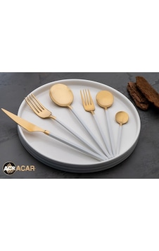 ACAR 36 Parça Titanyum Vıenna Luxury Çkb Seti Beyaz TYC0048604112 Beyaz - Altın