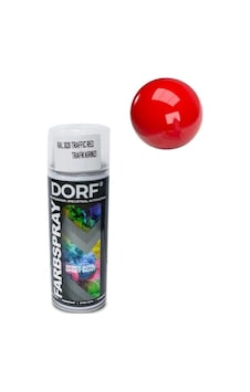 Dorf Trafik Kırmızı Sprey Boya Vernikli Akrilik Ral3020 400 Ml