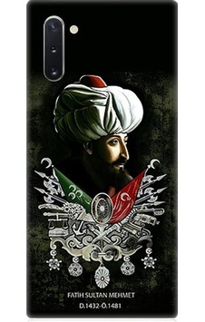 Samsung Galaxy Note 10 Uyumlu Fatih Sultan Mehmet Desenli Silikon Kılıf Samsung Galaxy Note 10 Uyumlu Fatih Sultan Mehmet Desenli Silikon Kılıf
