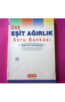 Eşit Ağırlık Soru Bankası Öss Eşit Ağırlık Soru Bankası Öss