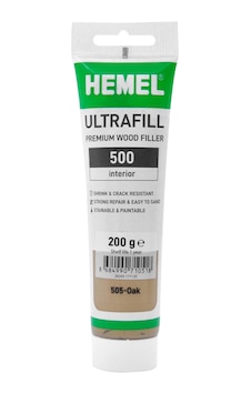 Hemel Ultrafill Premium İç Mekan Ahşap Tamir Macunu Su Bazlı Meşe Oak Koyu Krem 200 Gr