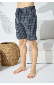 Moon Wear 196 Erkek Ekose Tek Şort Antrasit Moon Wear 196 Erkek Ekose Tek Şort Antrasit