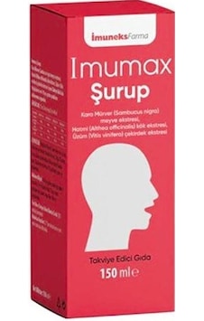 İmuneks Farma Imumax Takviye Edici Gıda Şurup 150 ML İmuneks Farma Imumax Takviye Edici Gıda Şurup 150 ML